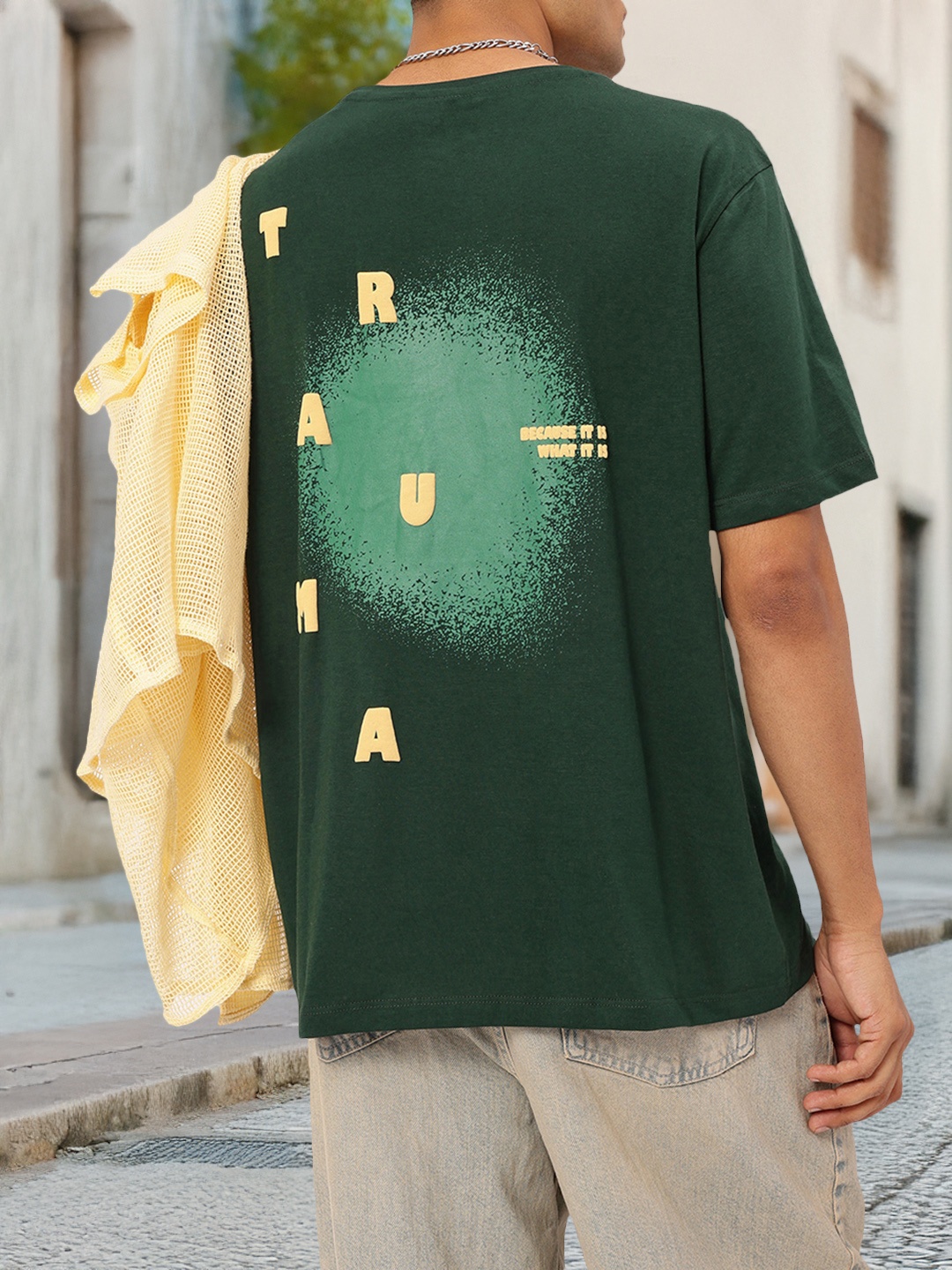 

Kook N Keech Eye-Catcher Graphic Print Relaxed T-Shirt, Green