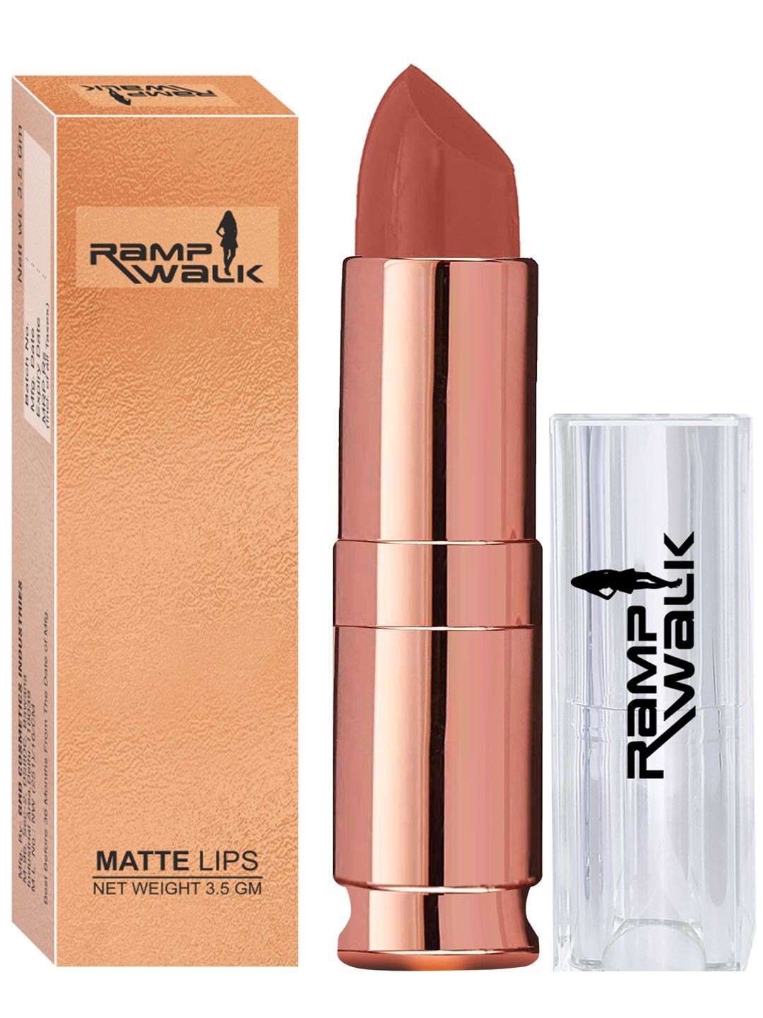 

Ramp Walk Matte Lips Lipstick With Jojoba Oil 3.5g - Nude 62