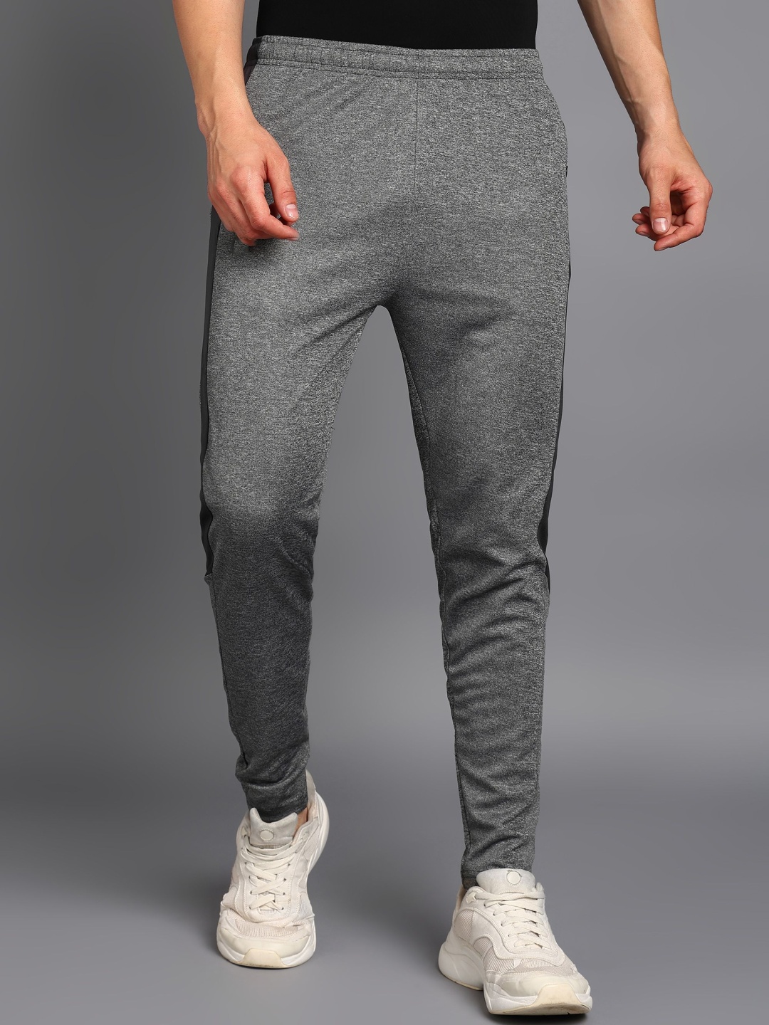 

Moda Rapido Men Slim-Fit Track Pants, Charcoal