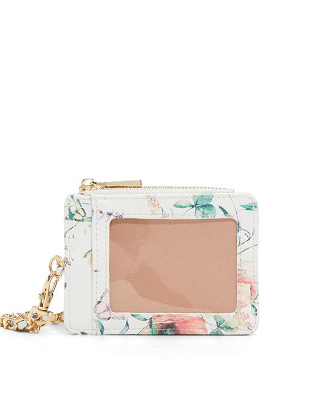 

ALDO Women Floral Printed Wallet, White
