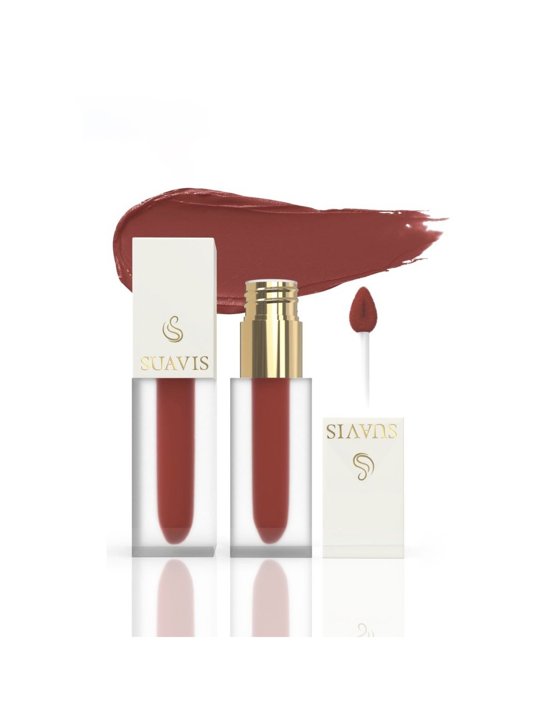 

SUAVIS Glossy Lightweight Liquid Lipstick With Vitamin E 5ml - Cocoa Bronze 205, Brown