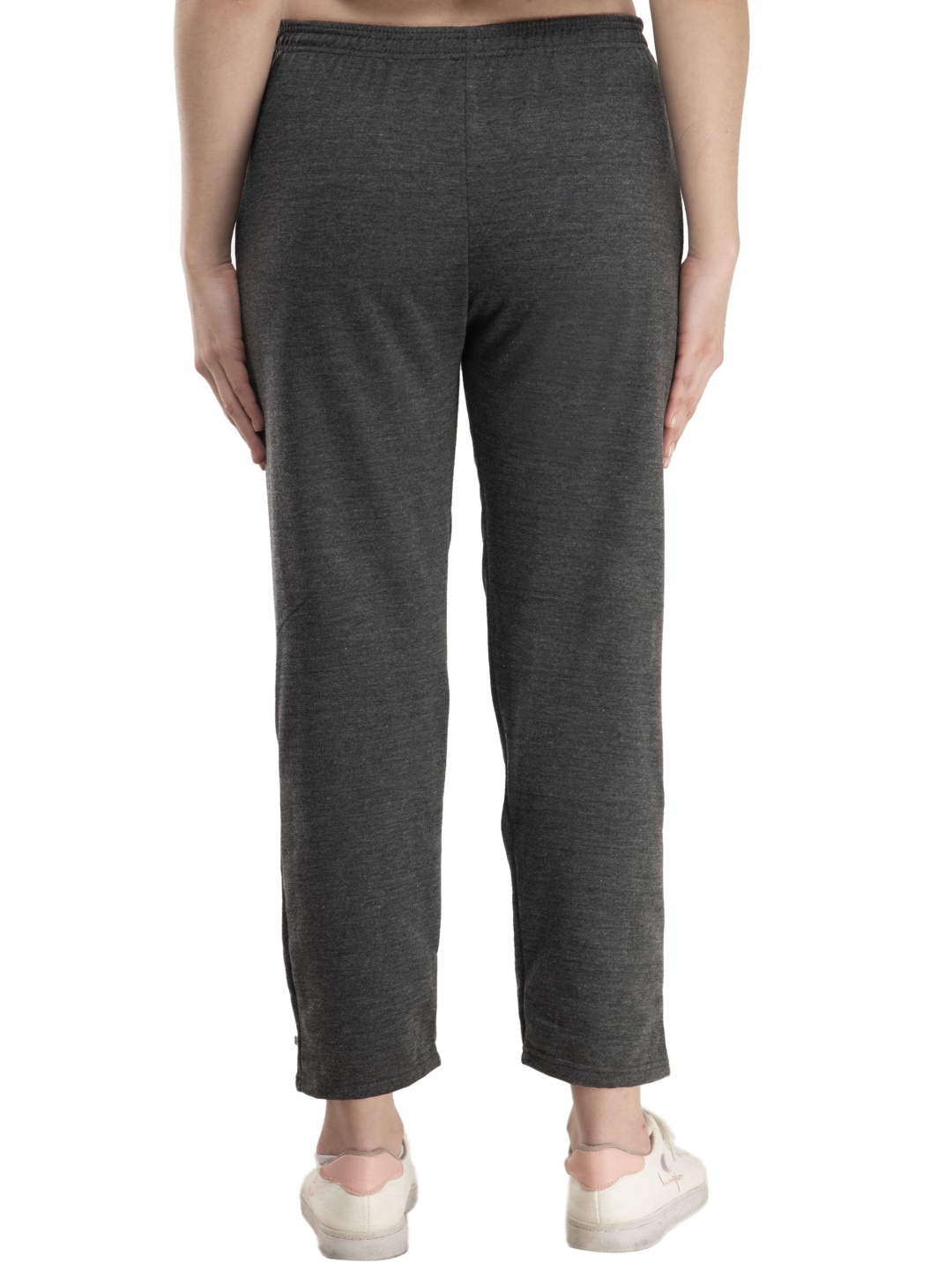 

IndiWeaves Women Pack Of 2 Mid Rise Track Pants, Grey