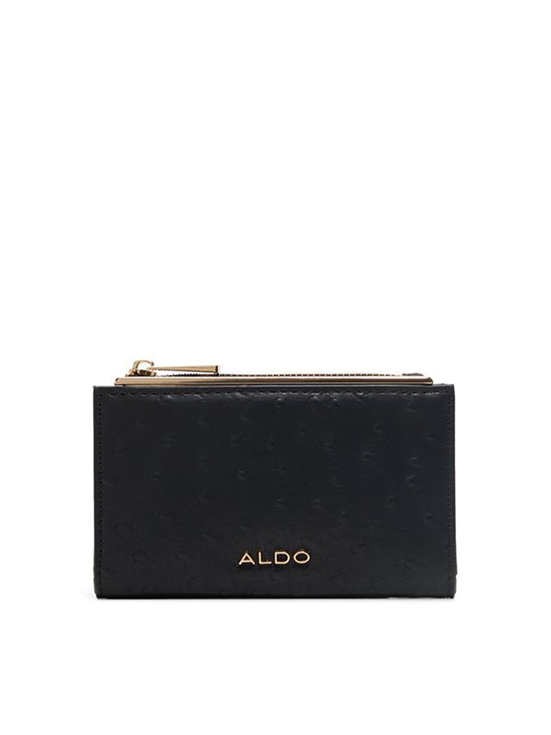 

ALDO Women Two Fold Wallet, Black