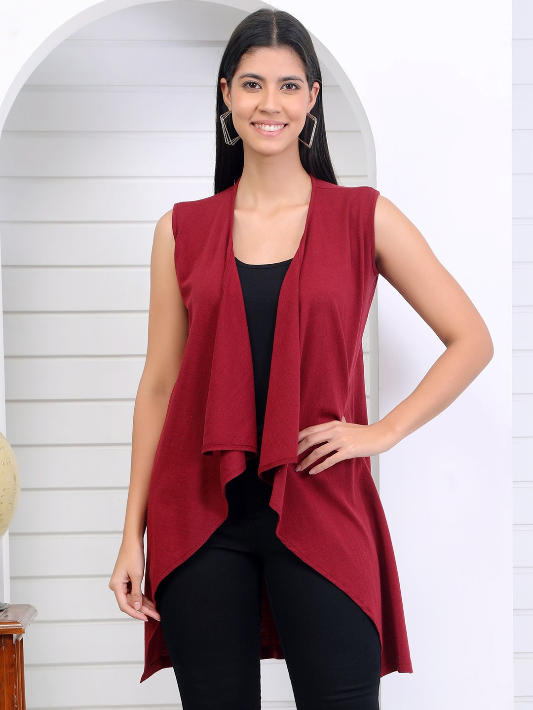 

Texco Women Shrug, Maroon