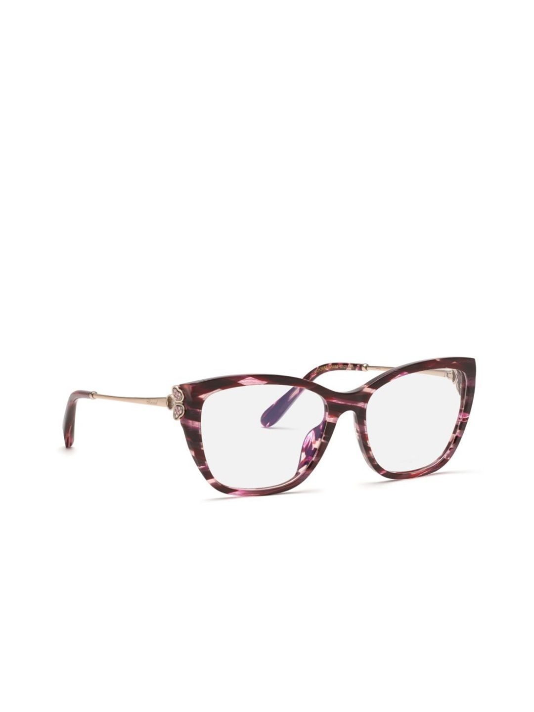 

Chopard Women Abstract Printed Full Rim Cateye Frames, Purple