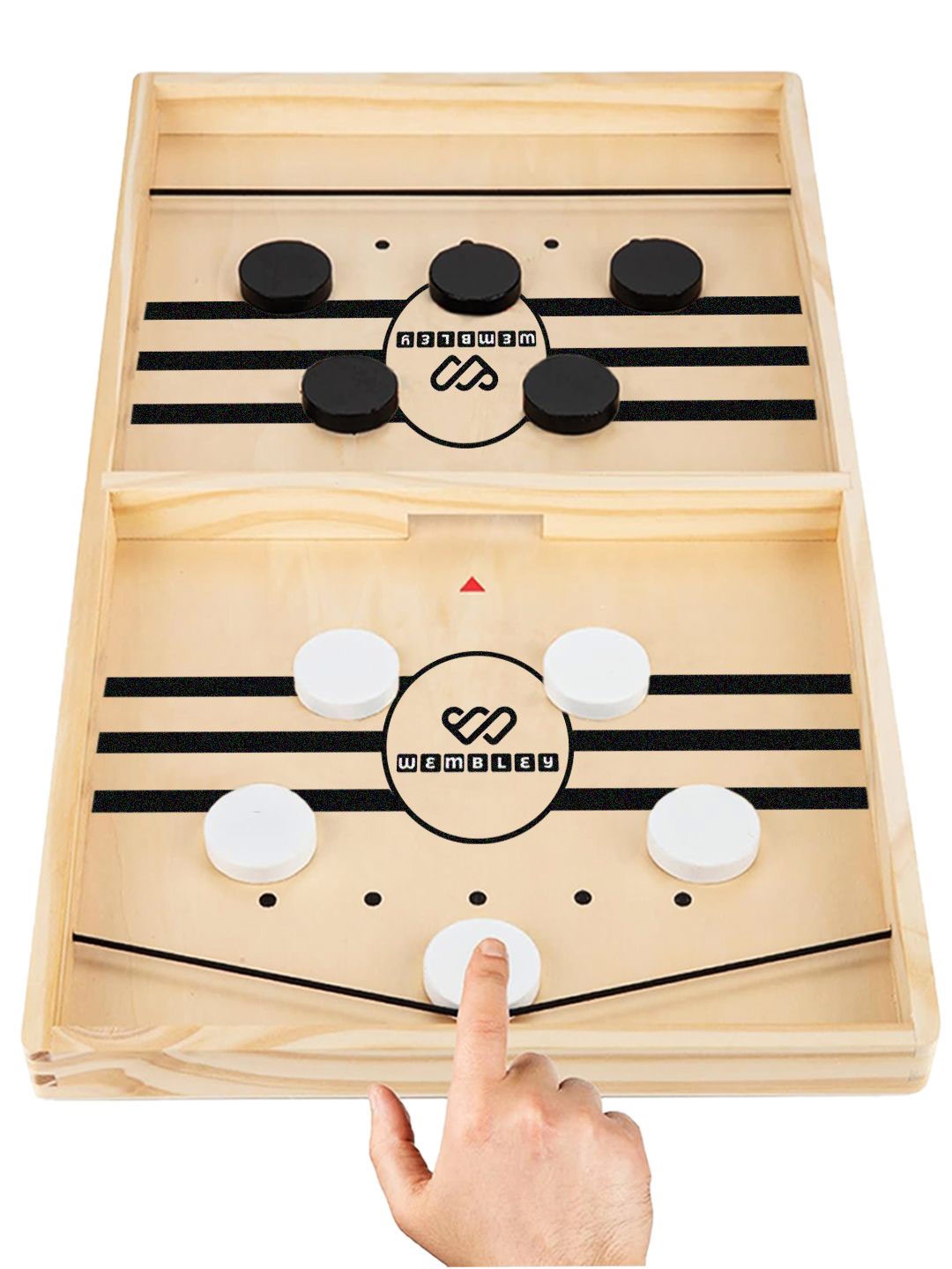 

WEMBLEY Kids Board Game Activity Toys and Games, Brown