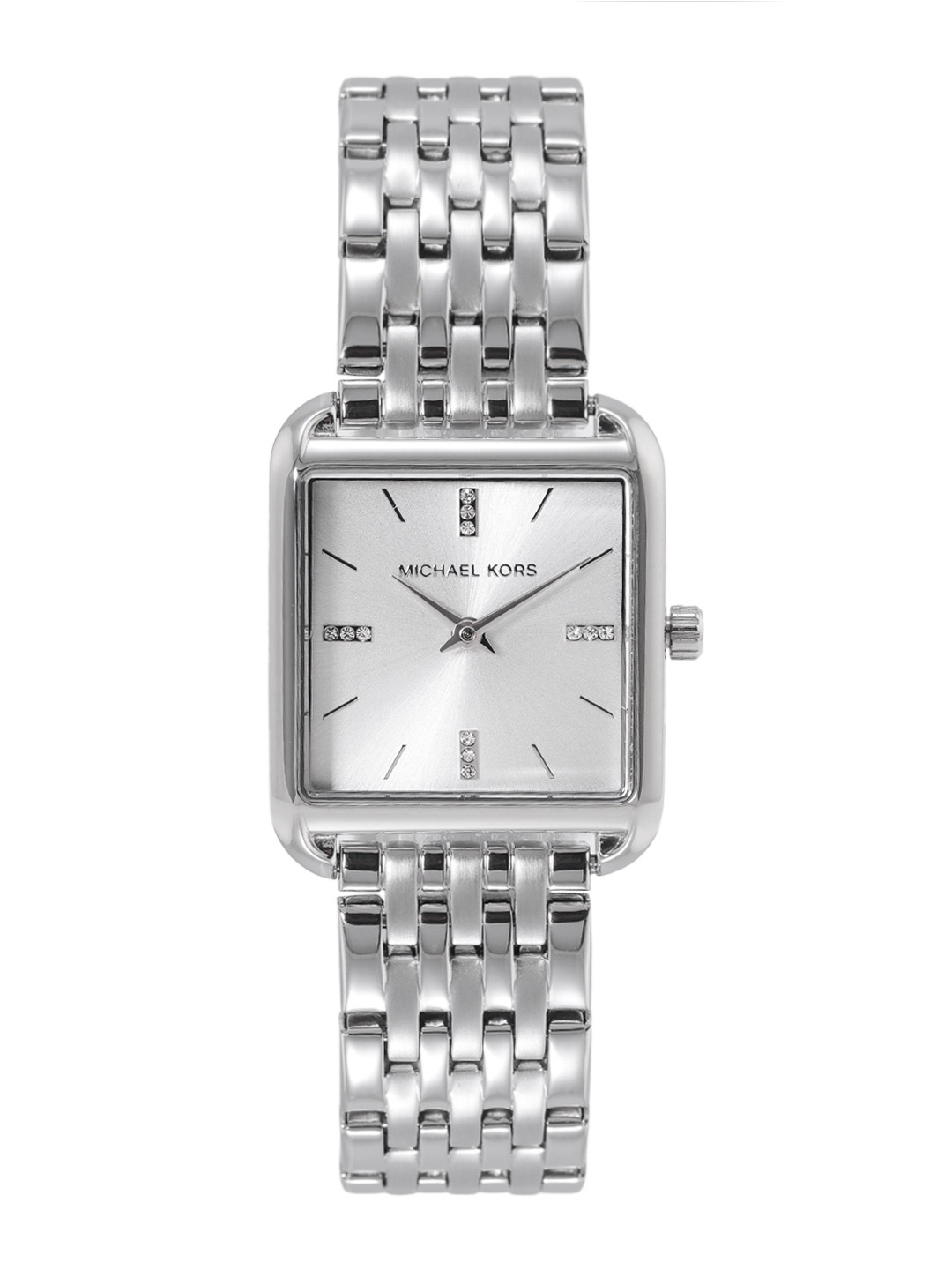 

Michael Kors Women Stainless Steel Straps Analogue Watch MK4376, Silver