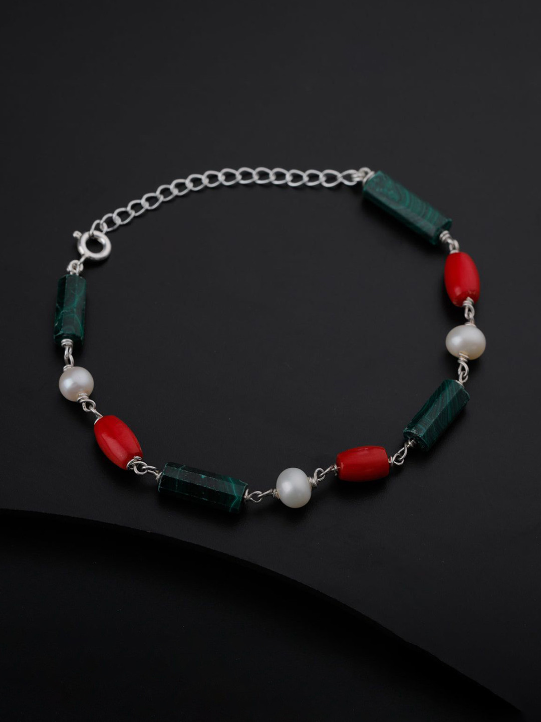 

House of Aadyaa Women 2 Silver Bracelet