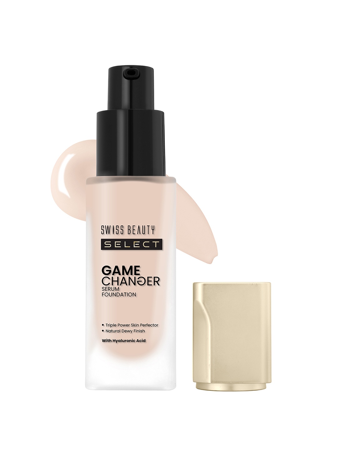 

SWISS BEAUTY Select Game Changer Dewy Finish Serum Foundation 30g - Creamy Vanilla 01, Beige