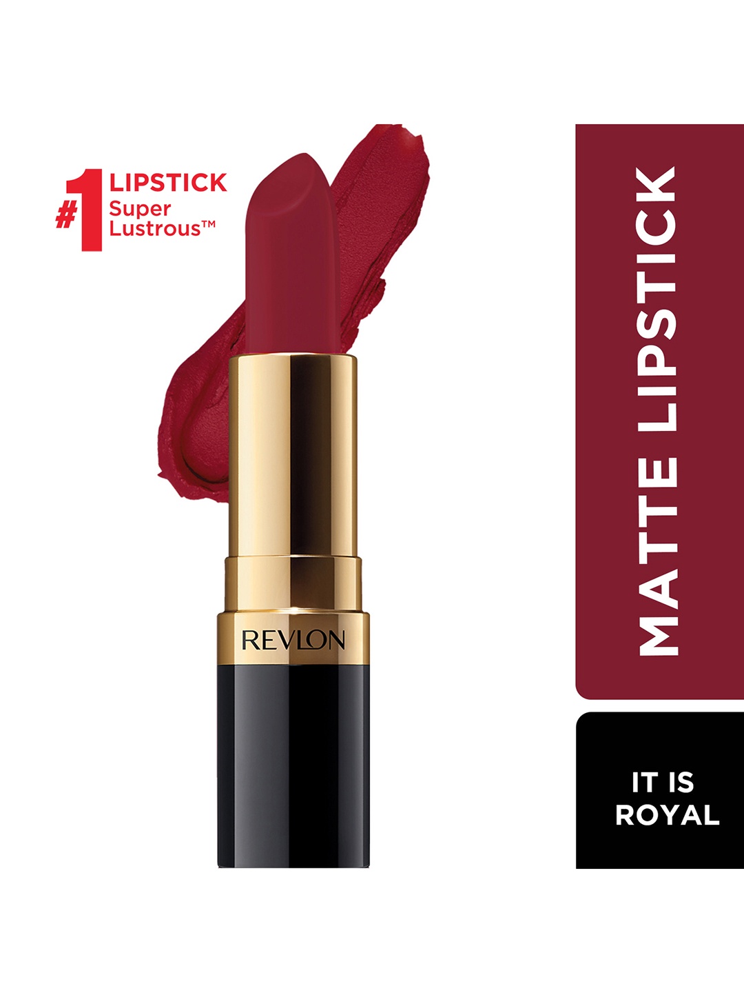 

Revlon Super Lustrous Matte Lipstick - It Is Royal, Maroon