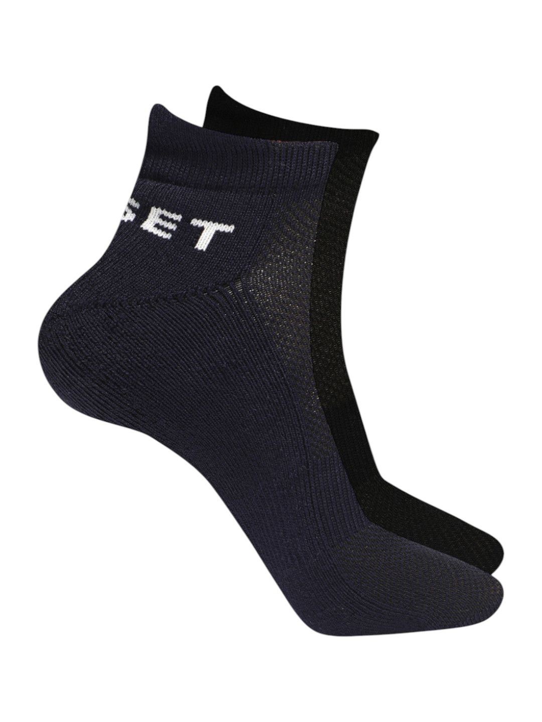 

CRUSSET Men Pack of 2 Bamboo Super Soft & Odour Free Breathable Ankle Length Socks, Navy blue