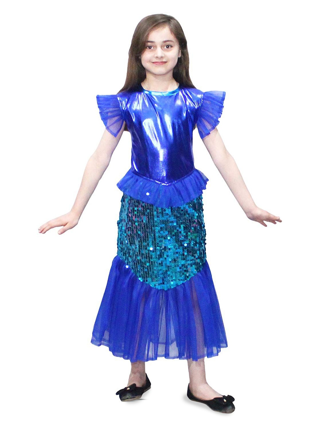 

Kaku Fancy dresses Girls Fairy Tales Mermaid Gown, Blue