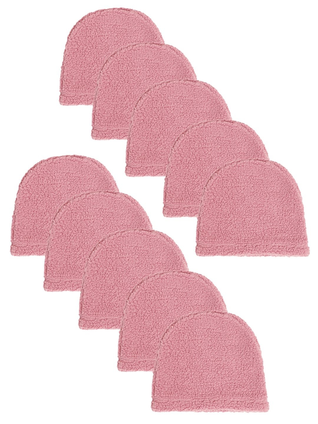 

Klotthe Women Set Of 10 Rust Woolen Beanie Caps