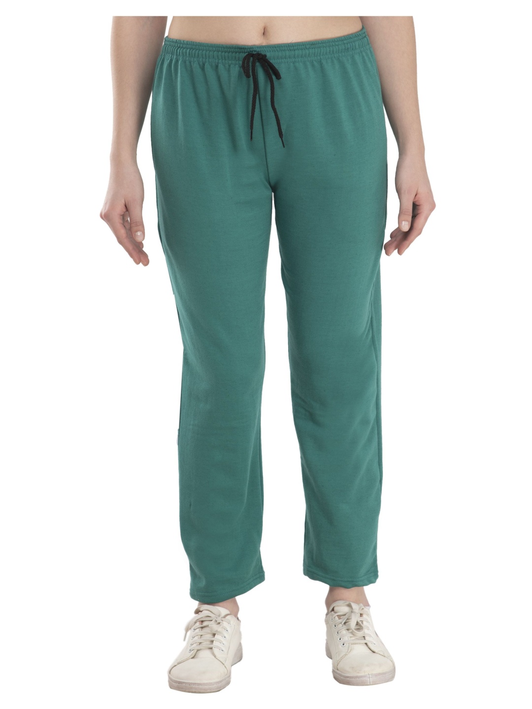 

IndiWeaves Women Regular Fit Mid Rise Track Pant, Green