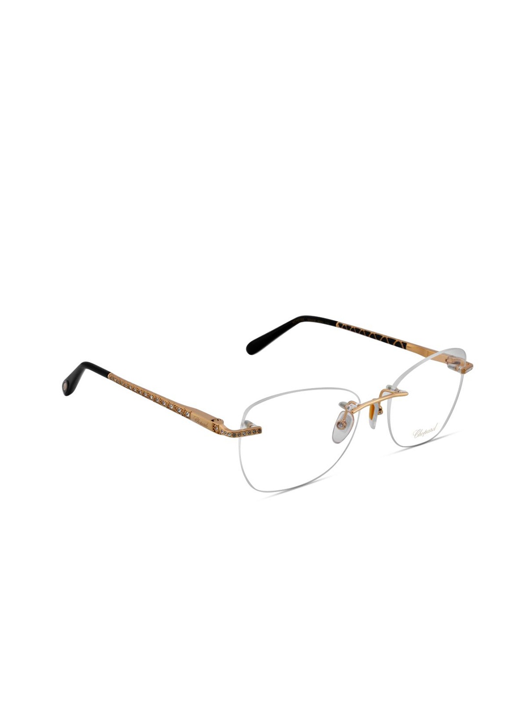 

Chopard Women Rimless Rectangle Frames, Gold