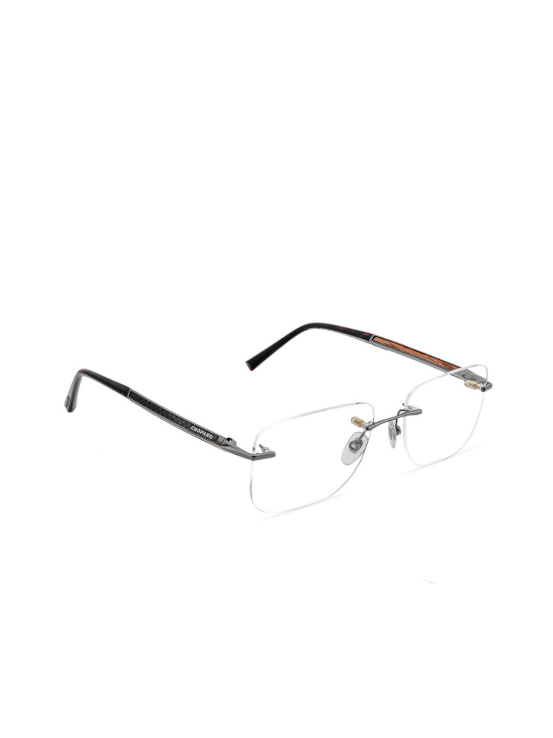 

Chopard Men Rimless Square Frames, Grey