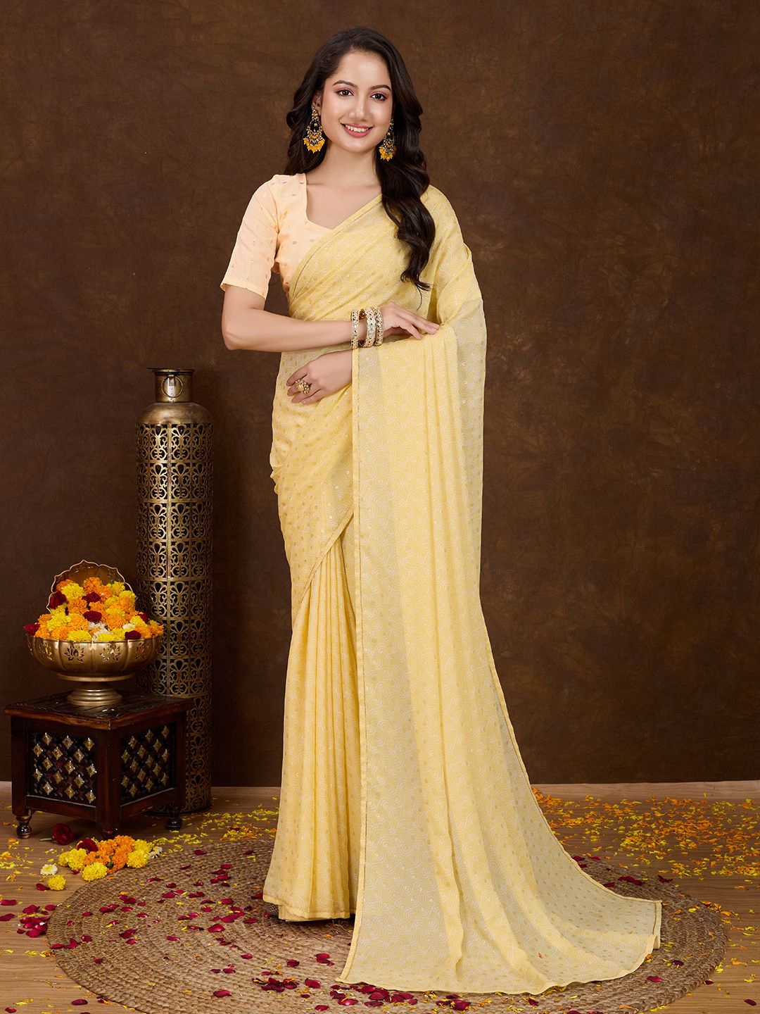 

Mitera Saree, Yellow