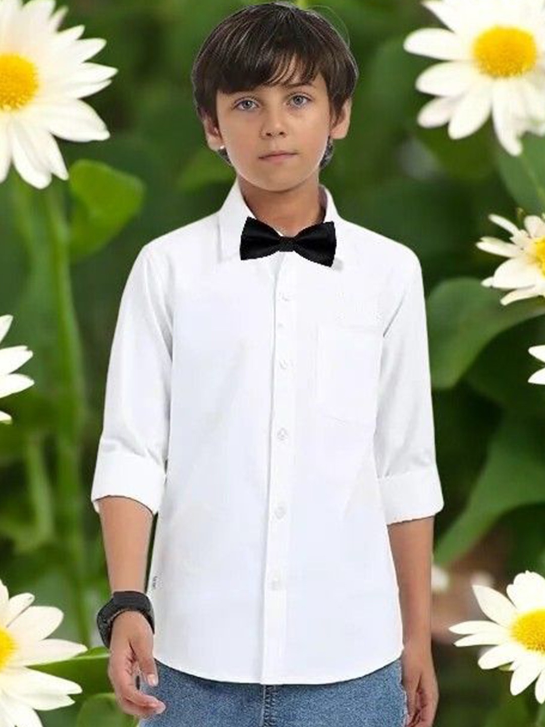 

Eliq Boys Original Opaque Party Shirt, Black