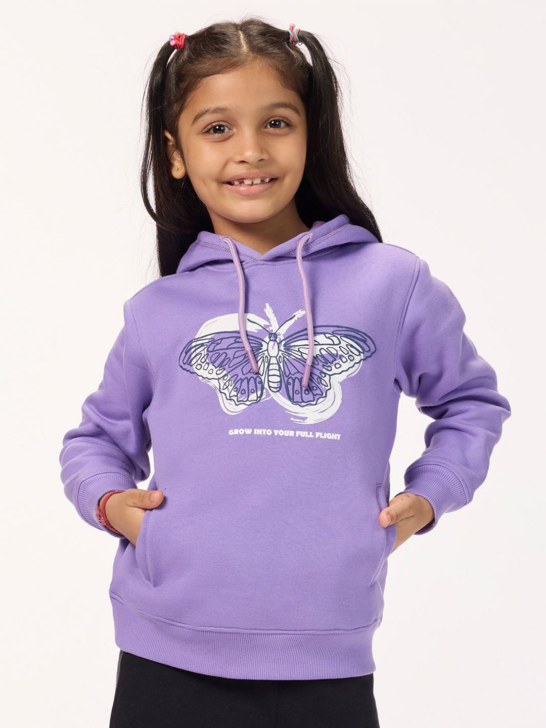 

Bombay High Girls Hooded Sweatshirt, Lavender