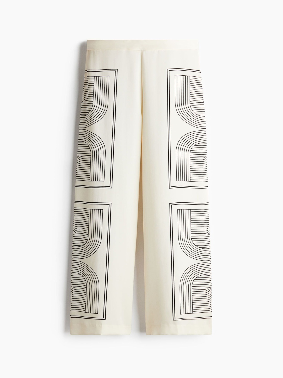 

H&M Women Straight Trousers, White