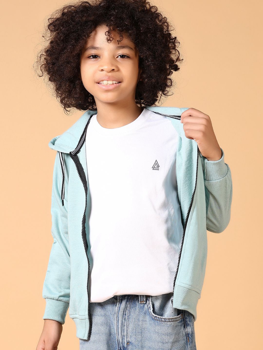 

V-Mart Boys Hooded Sweatshirt, Green
