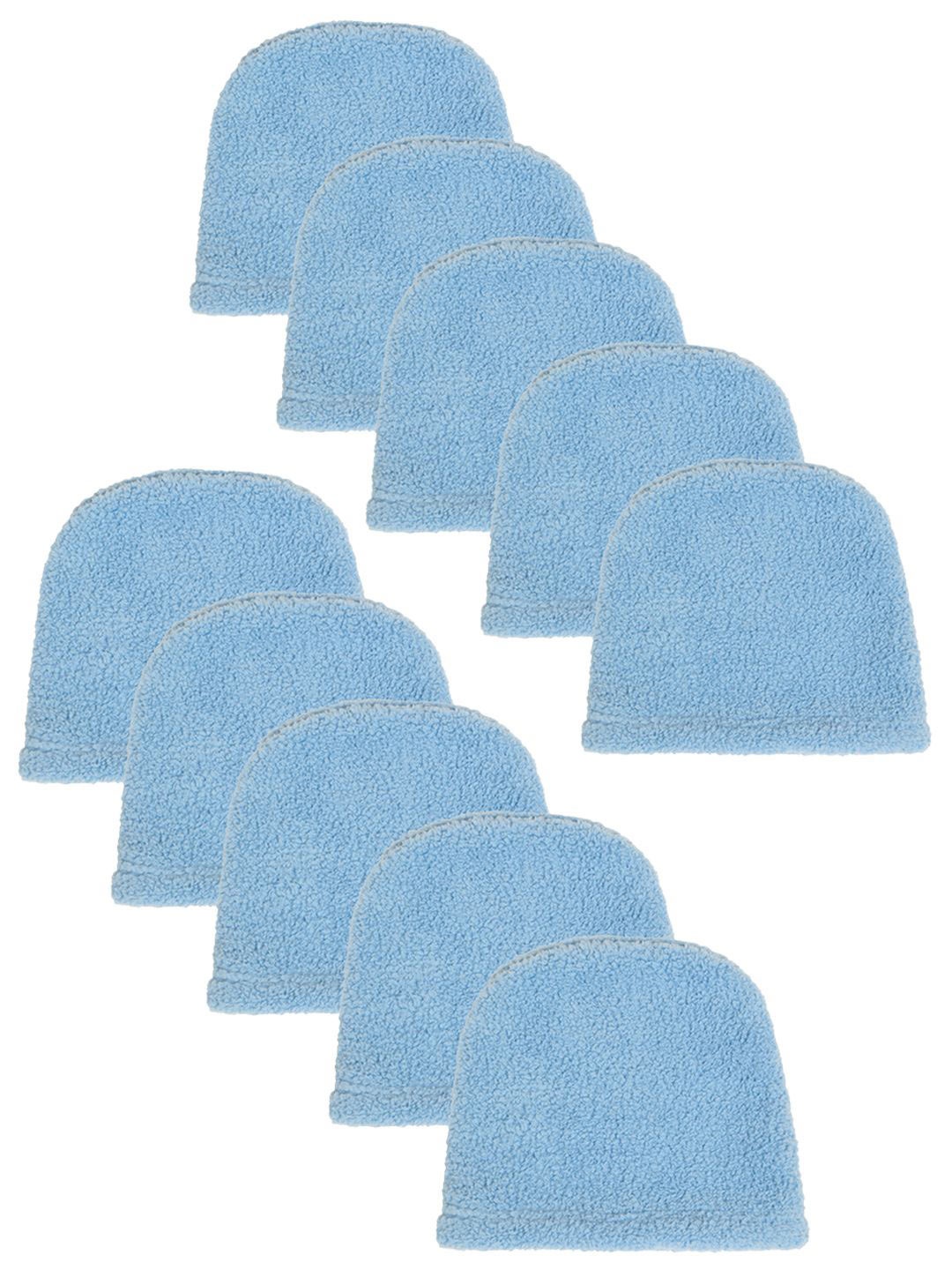 

Klotthe Men Set Of 10 Sky Blue Woolen Beanie Caps