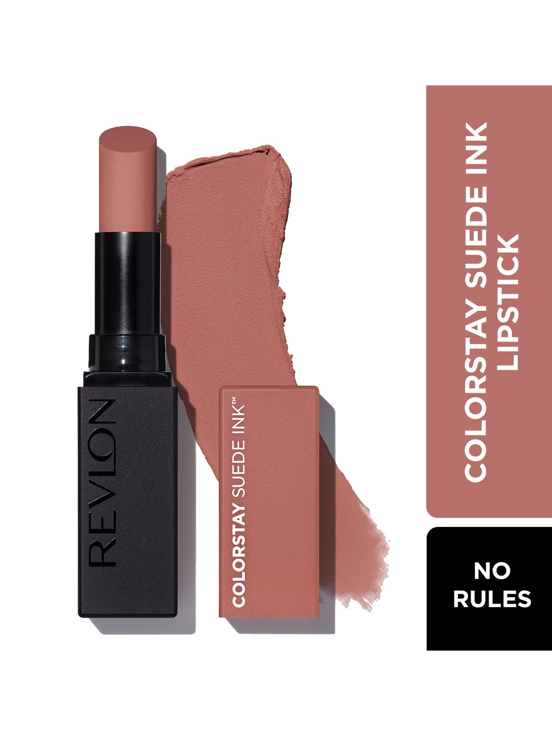 

Revlon ColorStay Suede Ink Matte Non-Transfer Smudge-Proof Lipstick - No Rules 002, Nude