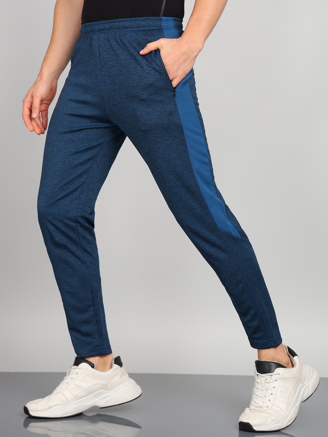 

Moda Rapido Men Slim Fit Mid Rise Track Pants, Teal