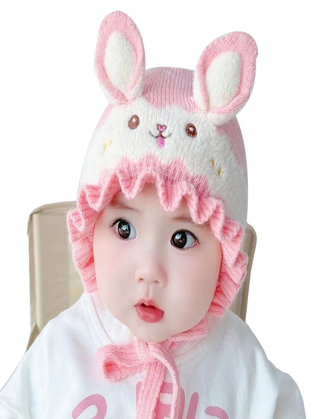 

Babymoon Kids Self Design Beanie, Pink