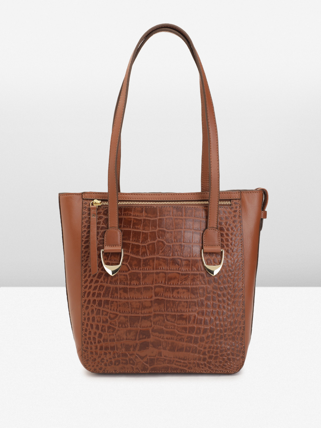 

Hidesign Textured Leather Shoulder Bag, Brown