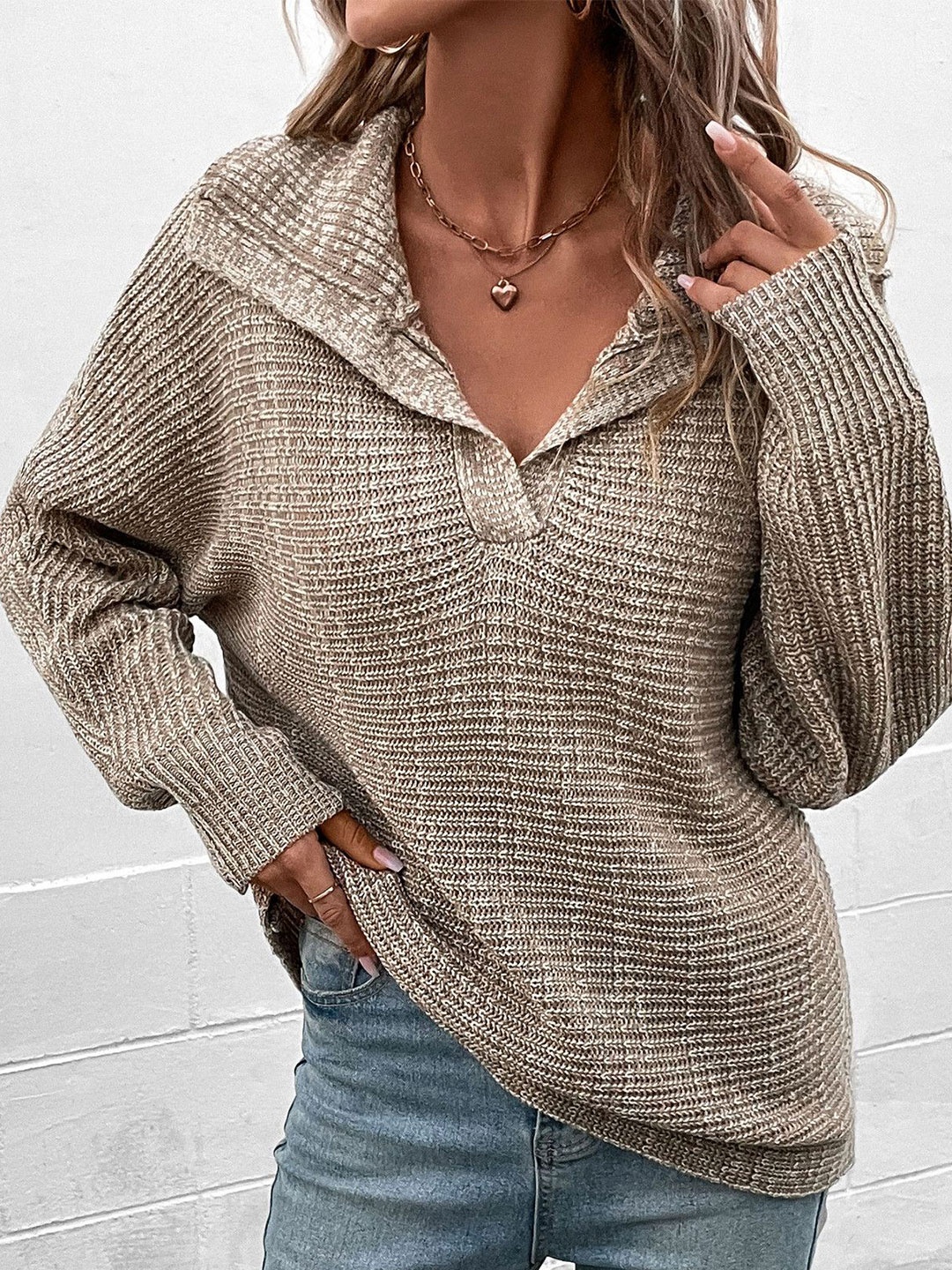 

DressBerry Women Shirt Style Top, Khaki