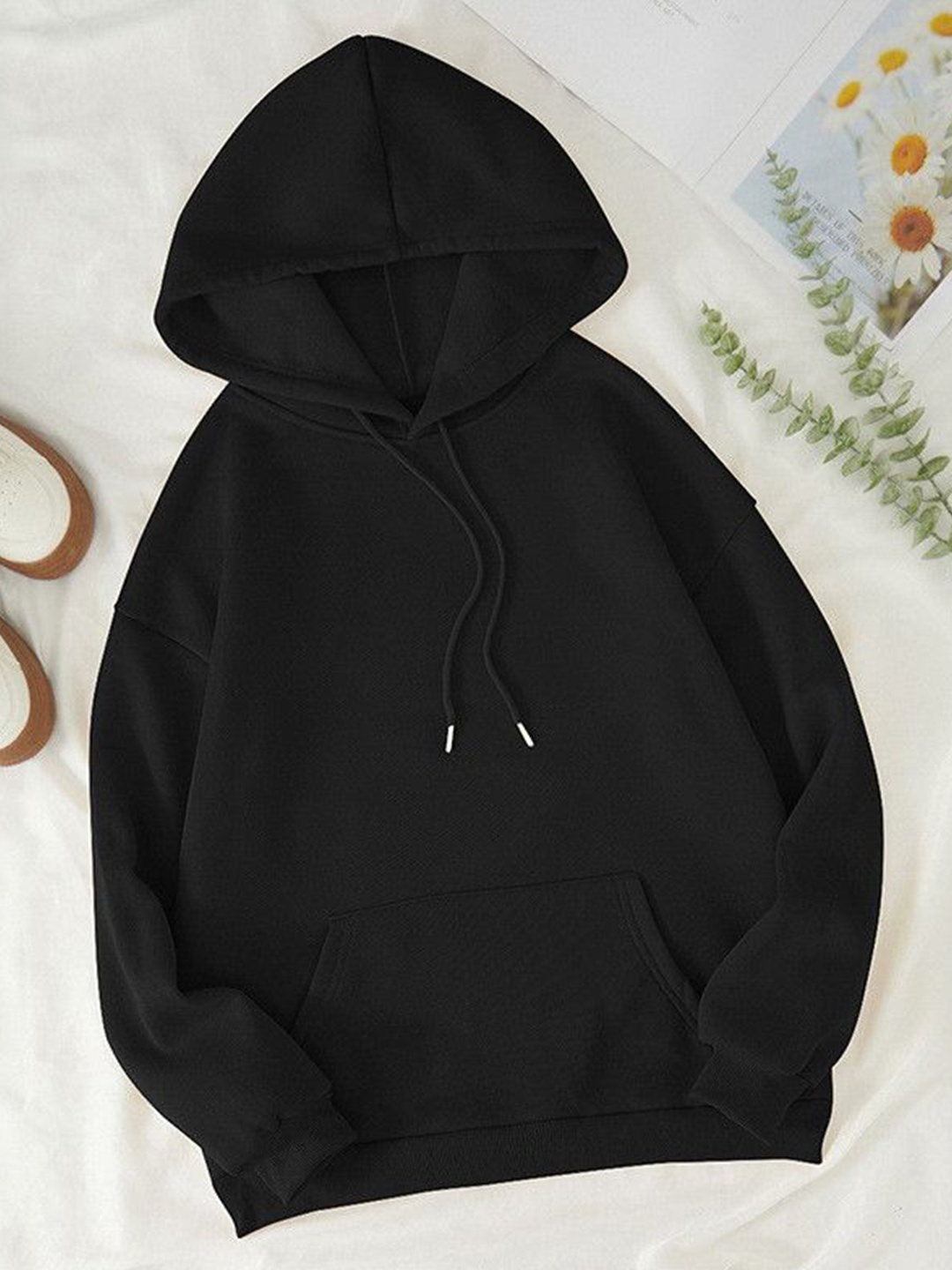 

DressBerry Women Hooded Sweatshirts, Black