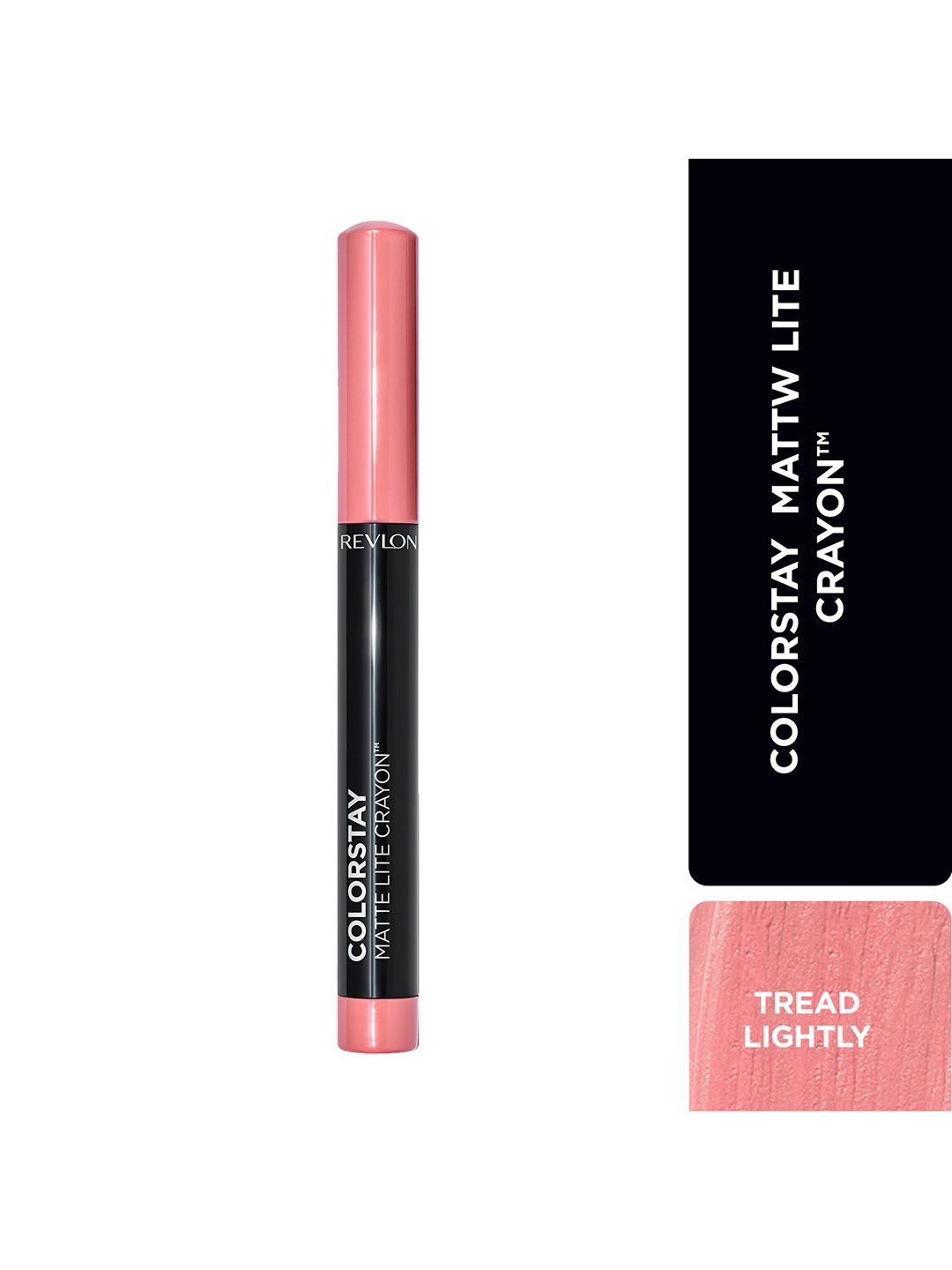 

Revlon Colorstay Matte Lite Long-Lasting Weightless Lip Crayon - Tread Lightly, Pink