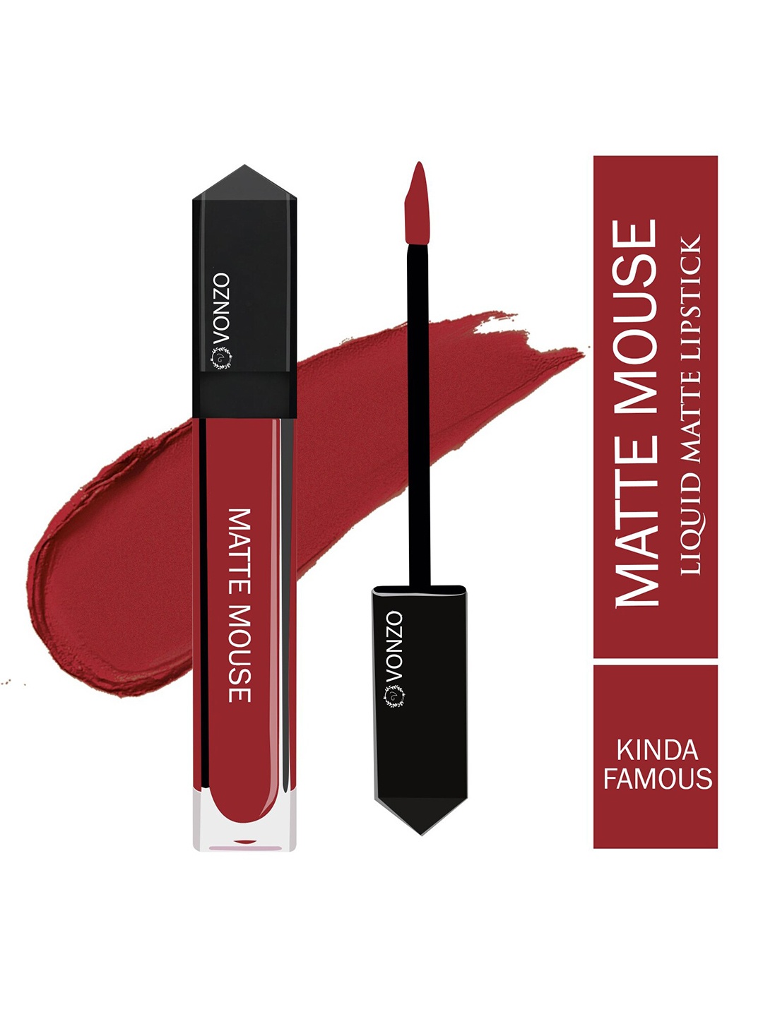 

VONZO Matte Mousse Long-Lasting Liquid Lipstick 6ml - Kinda famous, Red