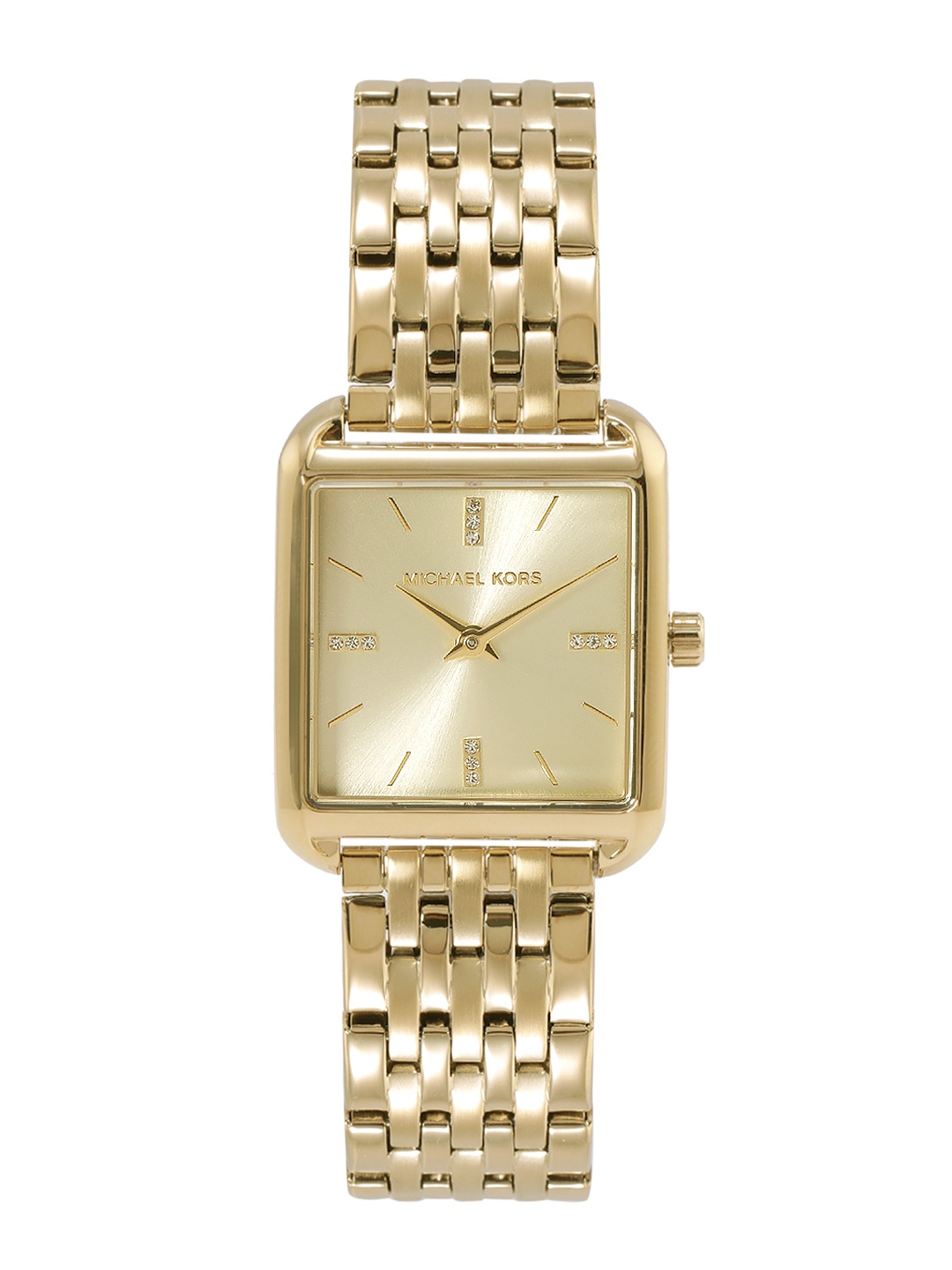 

Michael Kors Women Stainless Steel Straps Analogue Watch MK4377, Gold