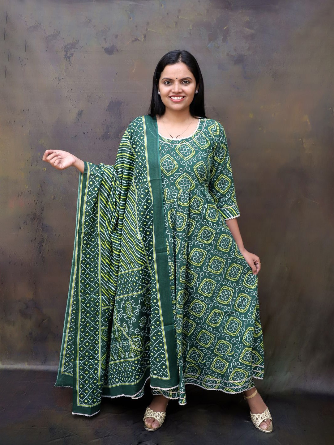 

Stellaxmi 24 Print Maxi Dress, Green