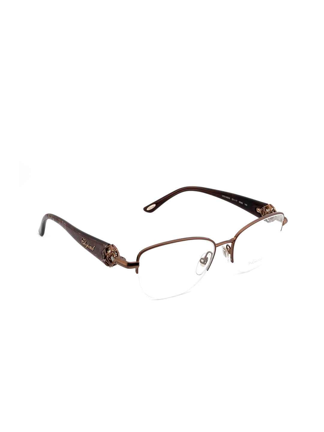 

Chopard Women Half Rim Oval Frames, Brown