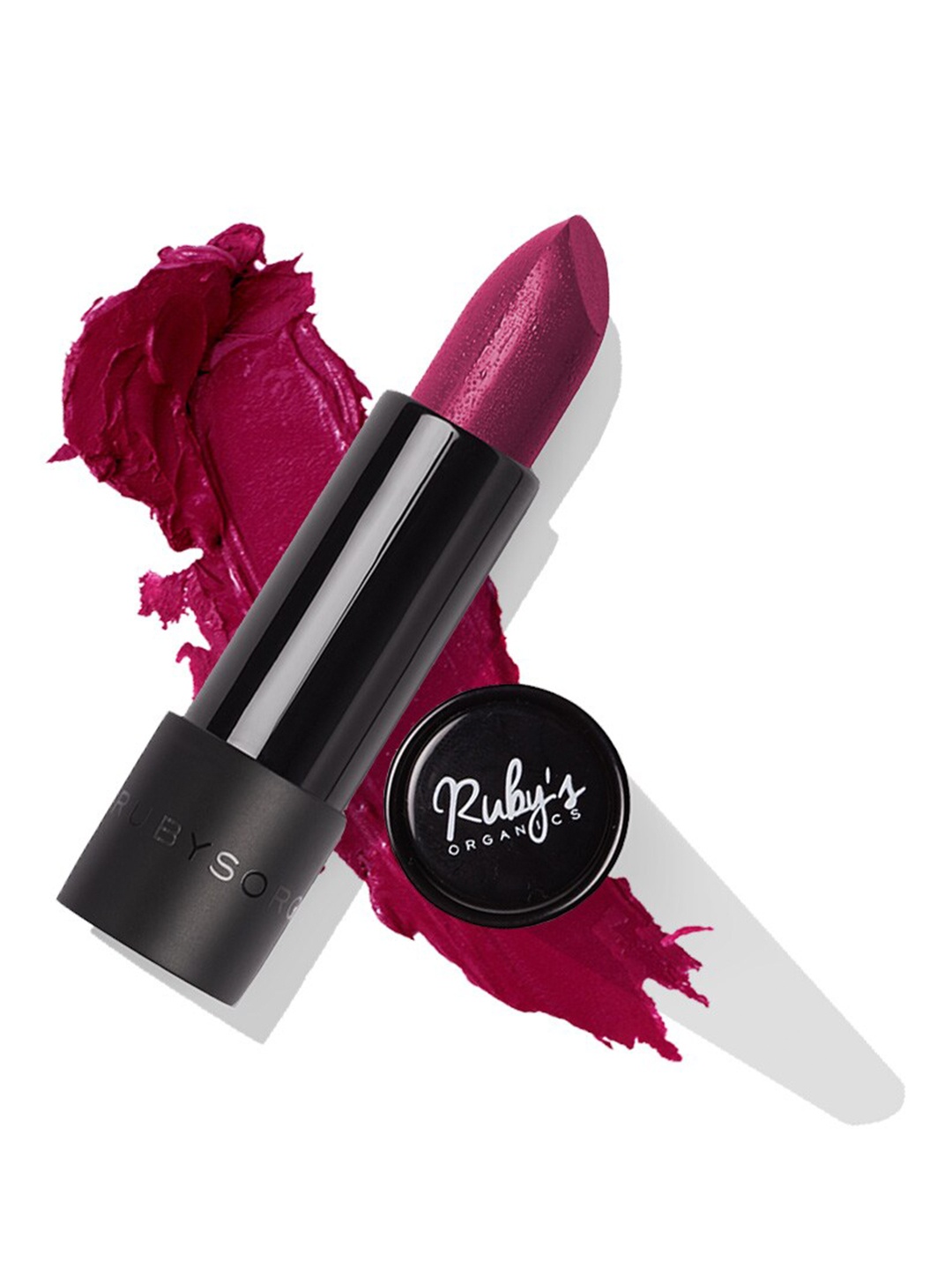 

Ruby's Organics Semi-Matte Long Lasting Lipstick - 3.7g - Plum, Purple