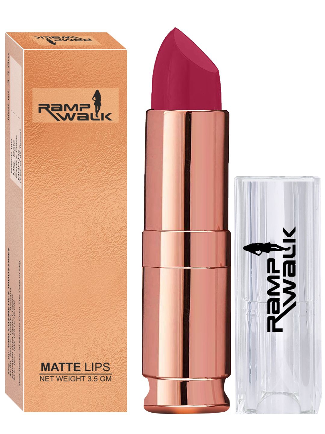 

Ramp Walk Lightweight Matte Lips Lipstick With Vitamin E - 3.5 gm - Shade 84, Pink