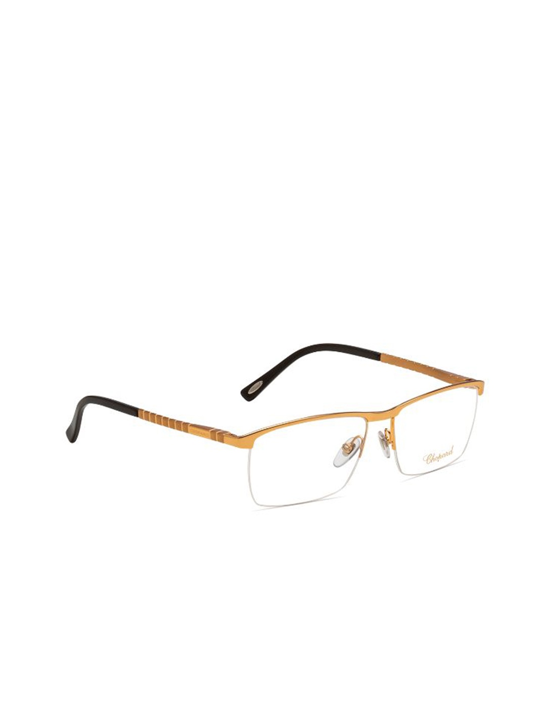 

Chopard Men Half Rim Square Frames, Gold