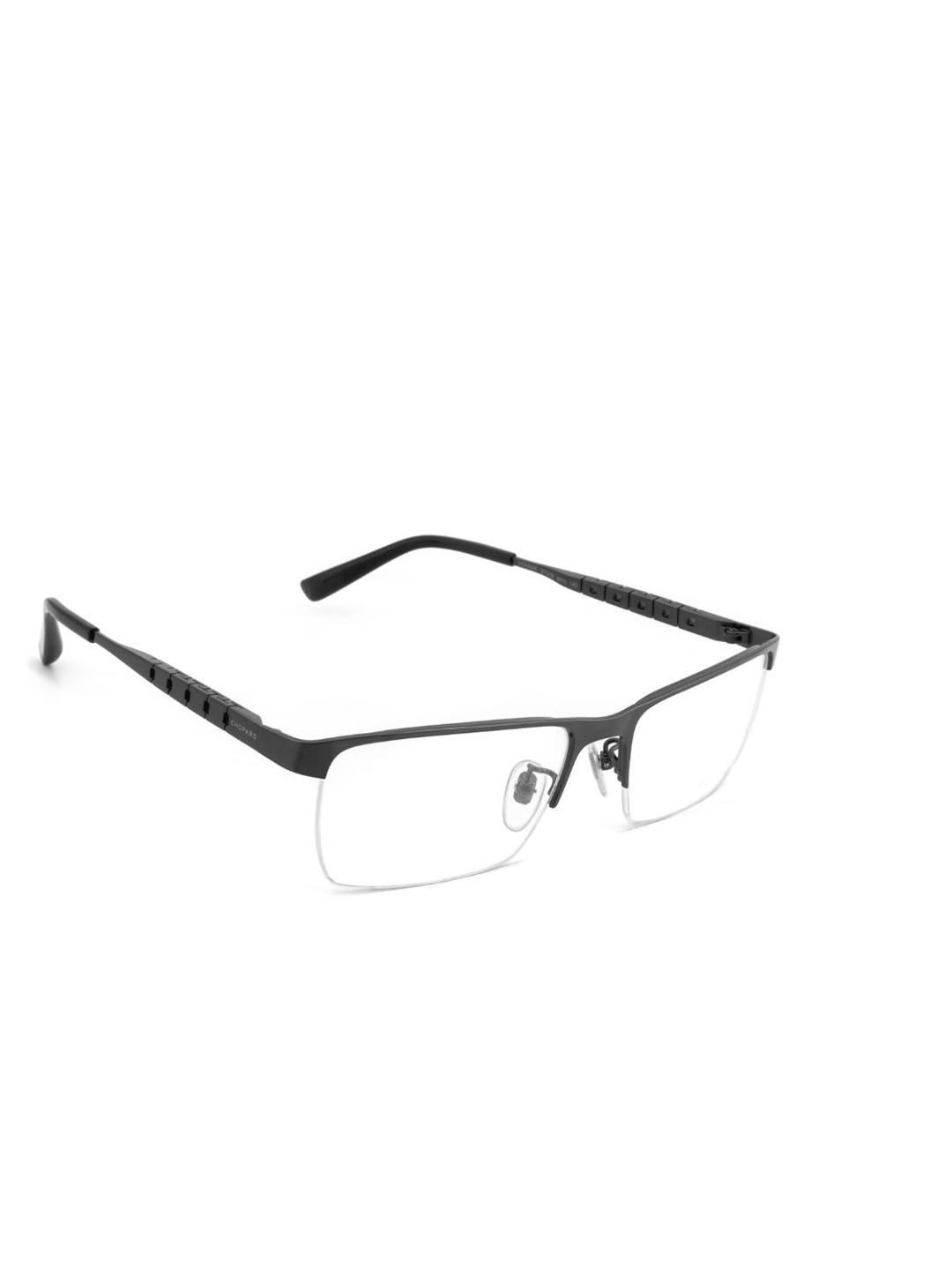 

Chopard Men Half Rim Rectangle Frames, Grey