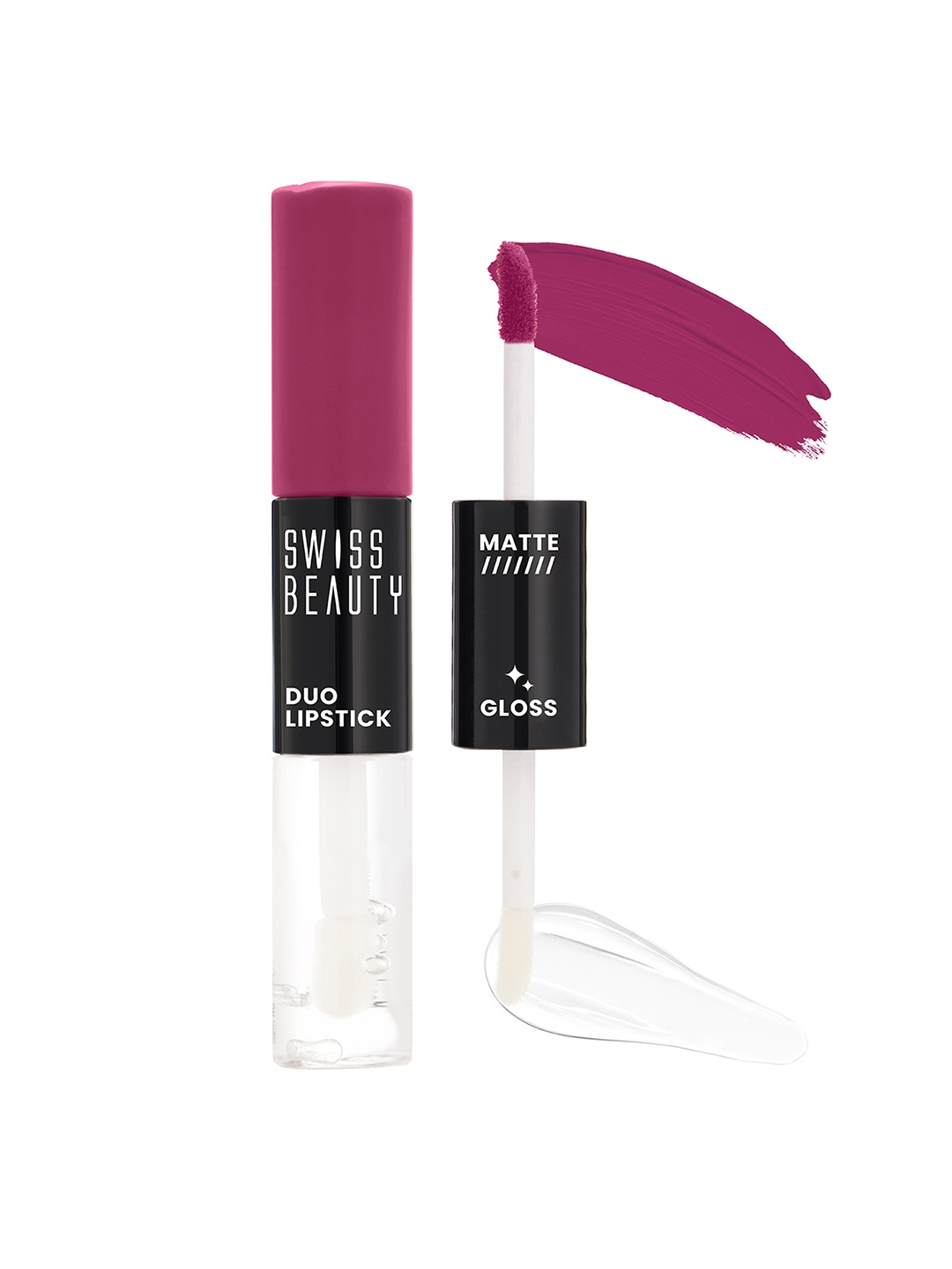 

SWISS BEAUTY Long Lasting Transfer Proof Duo Lipstick 10 ml - Charming Pink 05