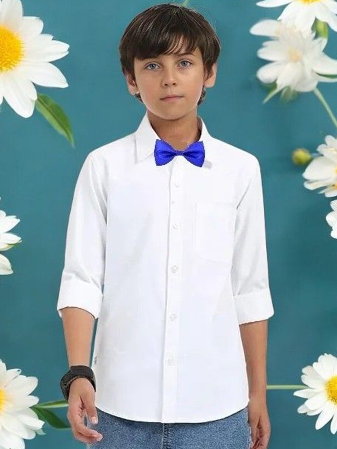 

Eliq Boys Original Opaque Party Shirt, Blue