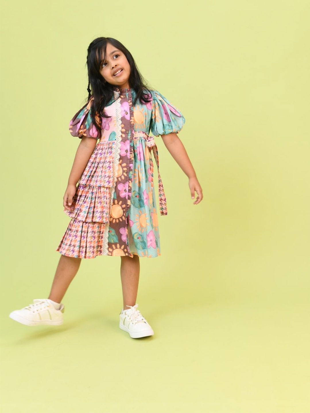 

Little Shiro Girls The Annabelle Dress, Turquoise blue