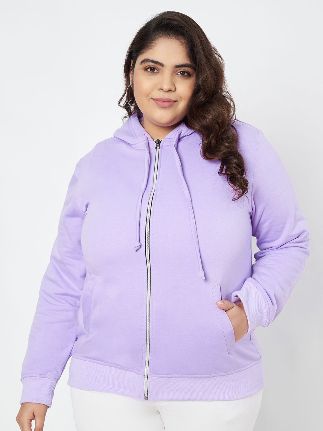 

BRINNS Women Hooded Sweatshirt, Lavender