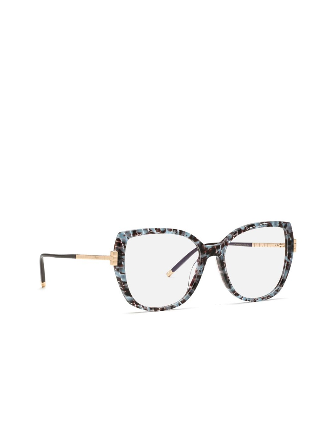 

Chopard Women Abstract Printed Full Rim Butterfly Frames, Blue