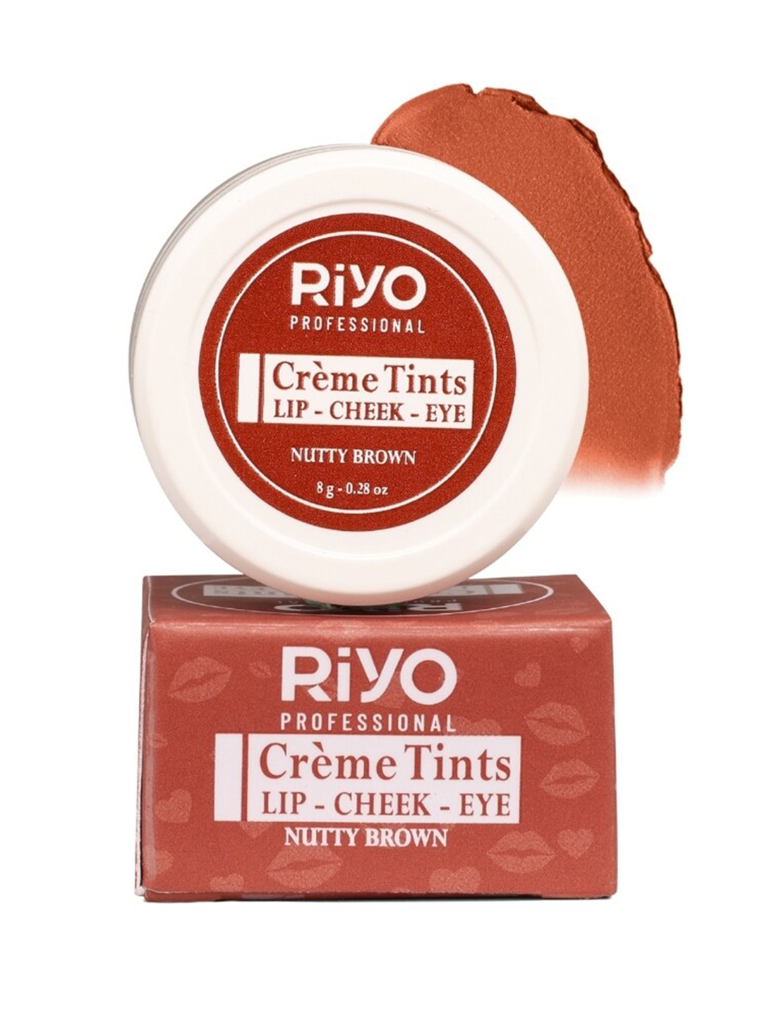 

Riyo Herbs Professional Lip & Cheek Tint - 8g - Nutty Brown