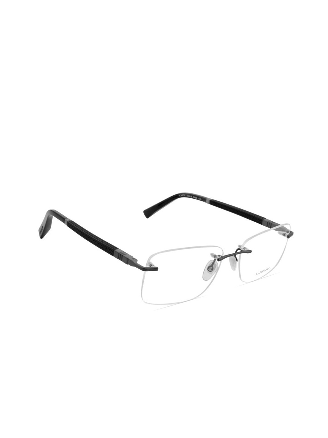 

Chopard Men Rimless Square Frames, Grey