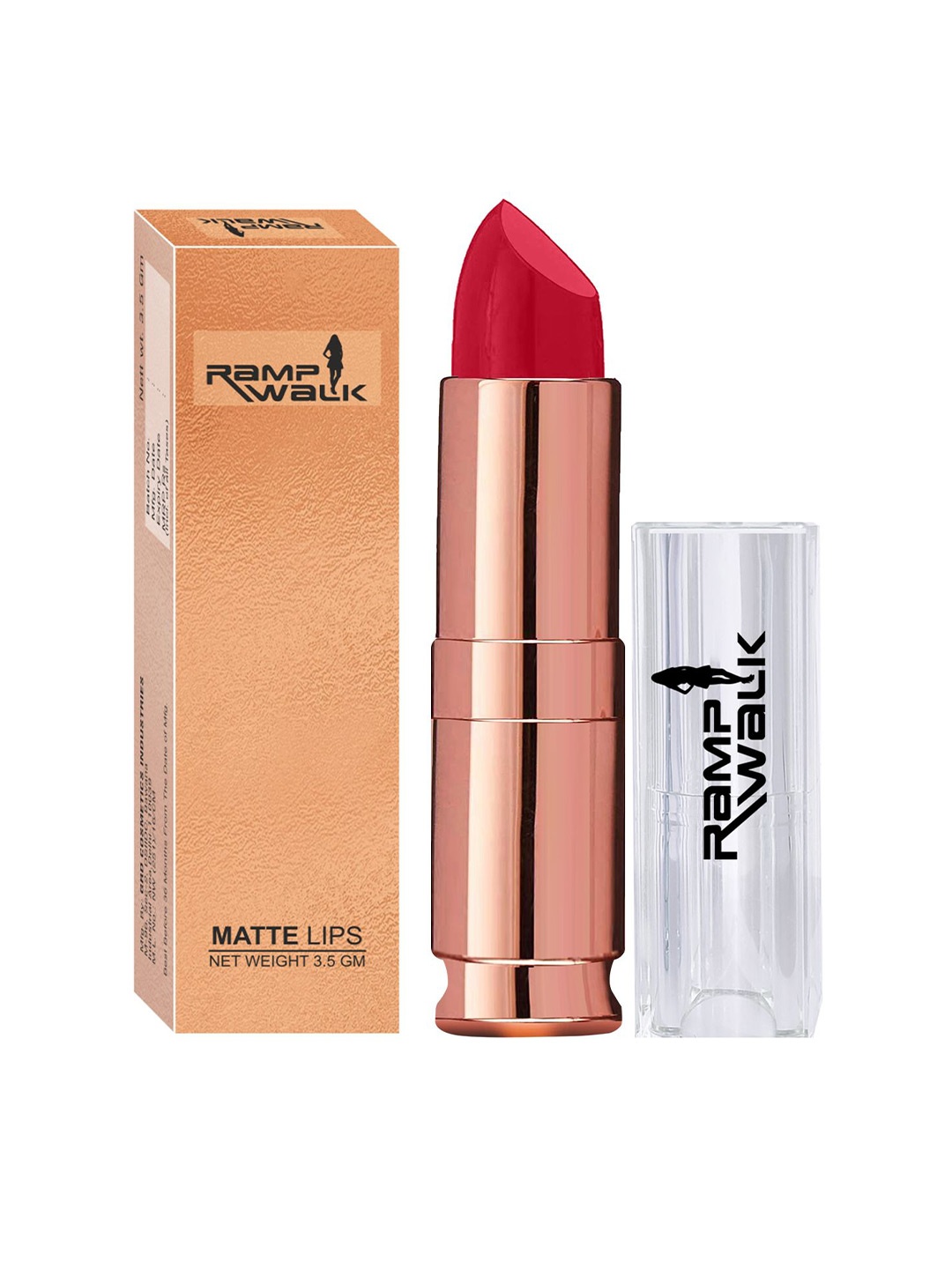 

Ramp Walk Matte Lips Lipstick With Shea Butter Jojoba Oil & Vitamin E 3.5g - Red 55