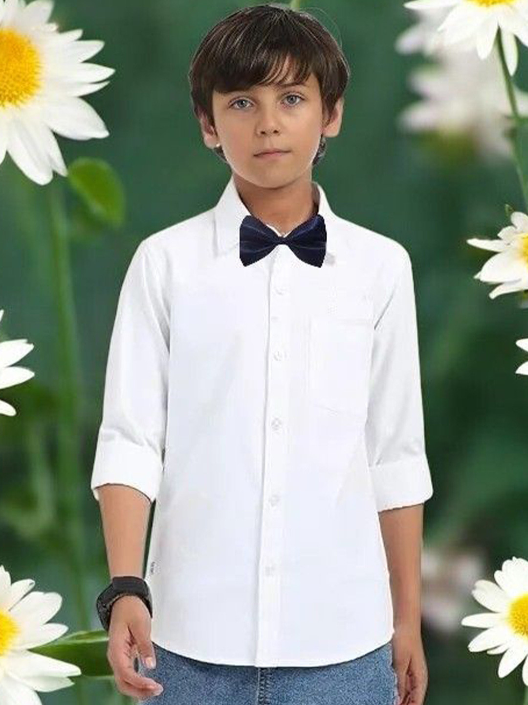 

Eliq Boys Original Opaque Party Shirt, Navy blue